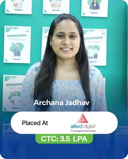 Awdiz Networking Course Placements 4 LPA